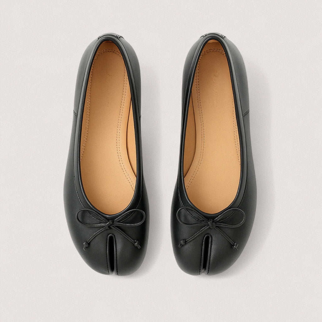 Rina - Black Tabi Flat