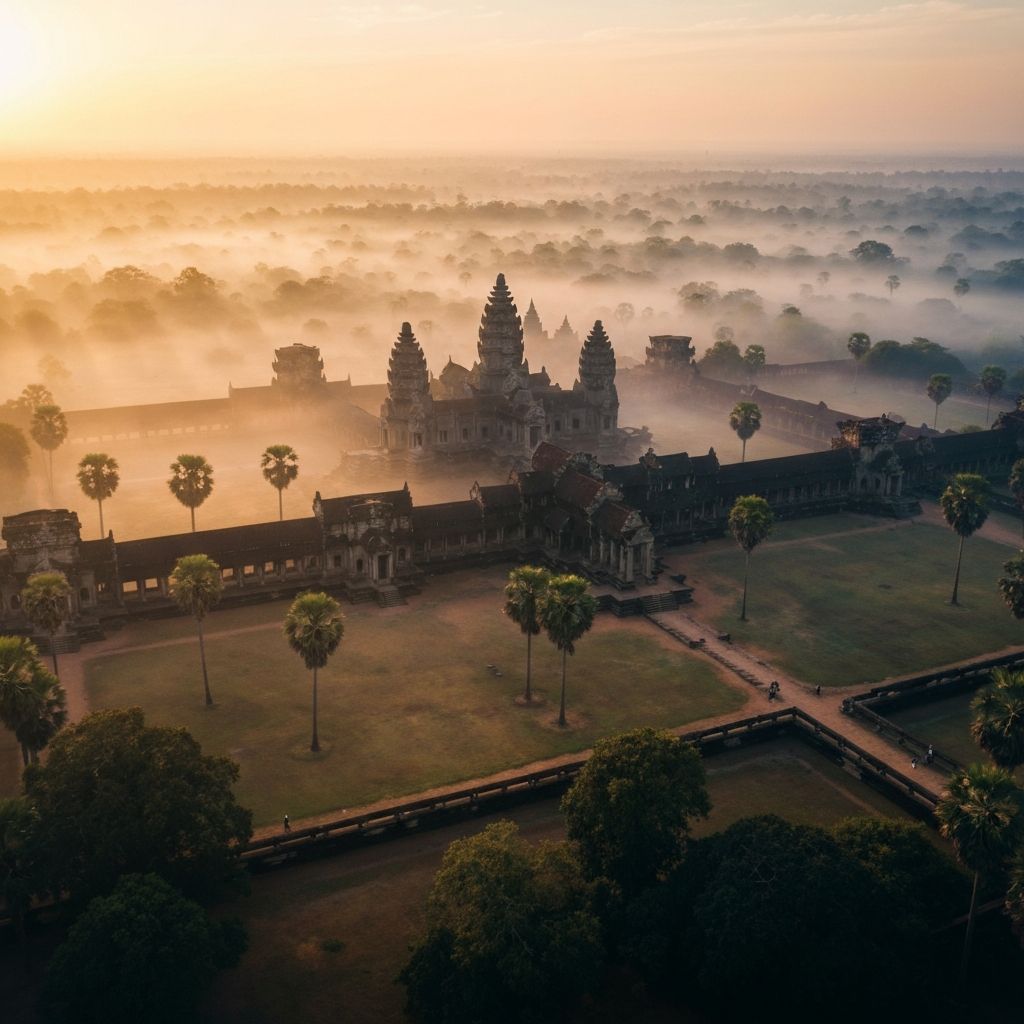 Paysage de Cambodge